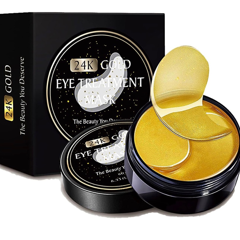 24k Gold Eye Masks-with Collagen Under Eye Patches 30 PAIRS